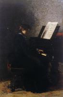Eakins, Thomas - Elizabeth at the Piano
